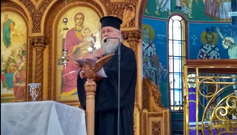 Ομιλία του Αρχιμ. Δανιήλ Αεράκη στον Ι. Ν. Κοιμήσεως Θεοτόκου Π. Φαλήρου (ΦΩΤΟ)