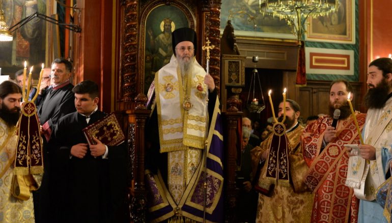 Ὁ Ἑσπερινός τοῦ Εὐαγγελισμοῦ στόν Μητροπολιτικό Ναό Εὐαγγελιστρίας Πατρῶν (ΦΩΤΟ)