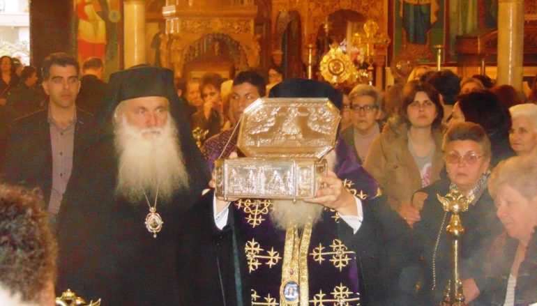 Ο Βόλος υποδέχθηκε Ιερά Λείψανα του Αγίου Λουκά του Ιατρού (ΦΩΤΟ)
