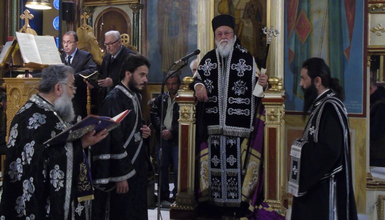 Μεγάλη Τρίτη εσπέρας στην Ι. Μητρόπολη Μαντινείας (ΦΩΤΟ)