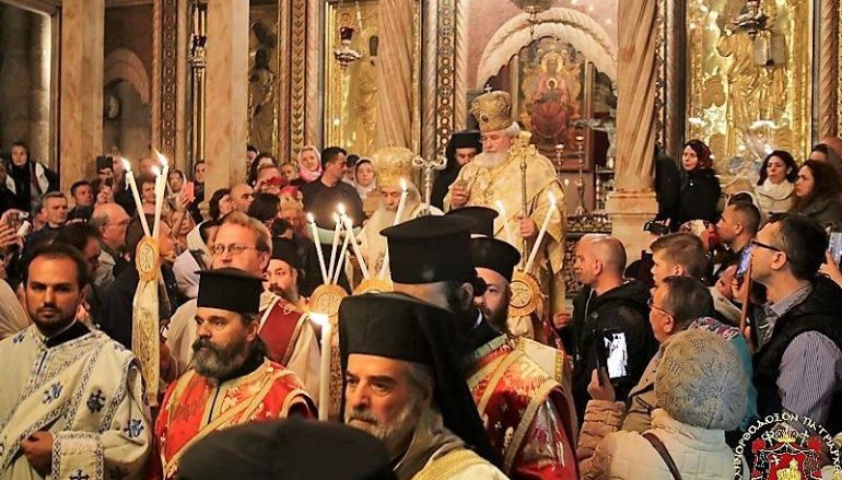 Η εορτή της Αναστάσεως στο Πατριαρχείο Ιεροσολύμων (ΦΩΤΟ-ΒΙΝΤΕΟ)