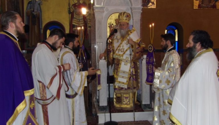 Η Ε΄ Κυριακή των Νηστειών στην Ι. Μητρόπολη Κορίνθου (ΦΩΤΟ)