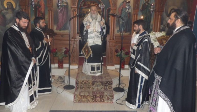 Προηγιασμένη Θεία Λειτουργία στην Ι. Μητρόπολη Κορίνθου (ΦΩΤΟ)