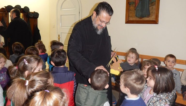 Ἄφετε τὰ παιδία ἔρχεσθαι πρὸς με … τῶν γὰρ τοιούτων ἐστὶν ἡ βασιλεία τοῦ Θεοῦ»
