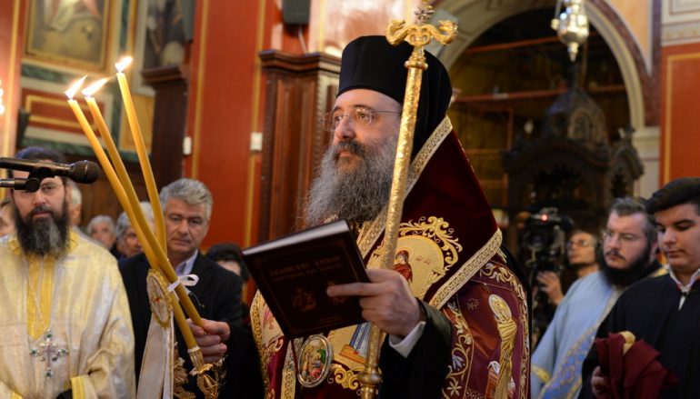 Ὁ Ἀκάθιστος Ὕμνος στήν Ἱερά Μητρόπολη Πατρῶν (ΦΩΤΟ)