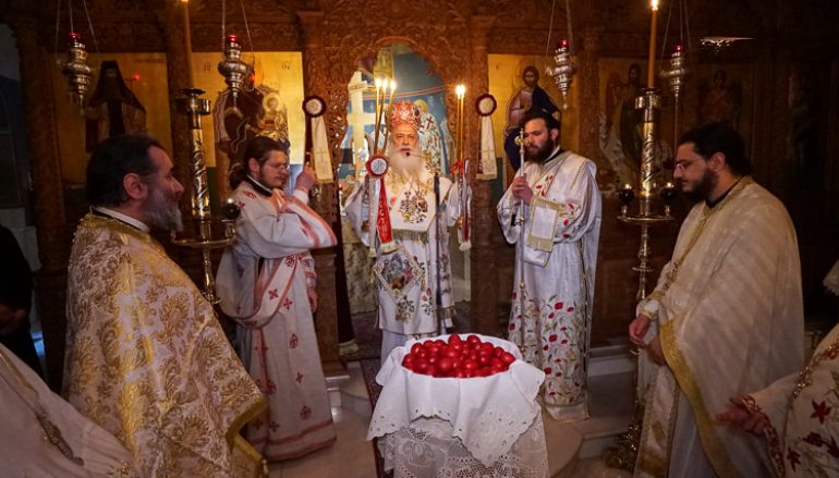 Ο Εσπερινός της Αγάπης στην Ι. Μονή Τιμίου Προδρόμου Νάουσας (ΦΩΤΟ)