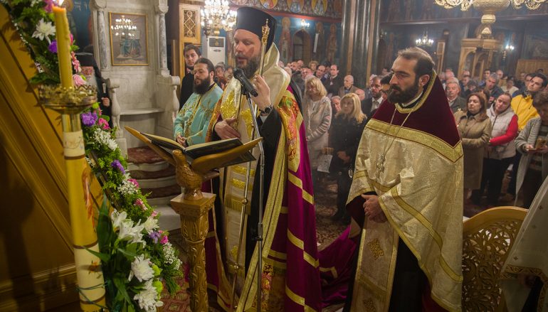 Η Ακολουθία του Ακαθίστου Ύμνου στην Ι.Μ. Νέας Ιωνίας (ΦΩΤΟ)