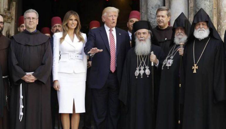 Ο Πρόεδρος των Η.Π.Α. στον Ιερό Ναό της Αναστάσεως (ΦΩΤΟ)