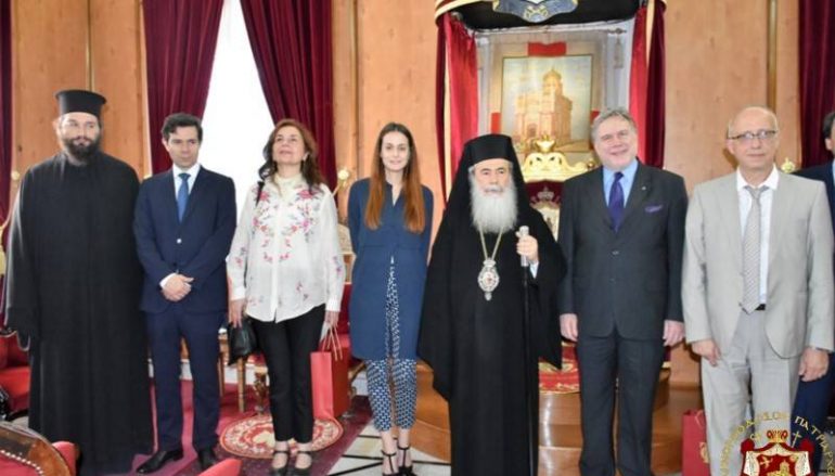 Στον Πατριάρχη Ιεροσολύμων ο Αναπλ. Υπουργός Εξωτερικών (ΦΩΤΟ – ΒΙΝΤΕΟ)