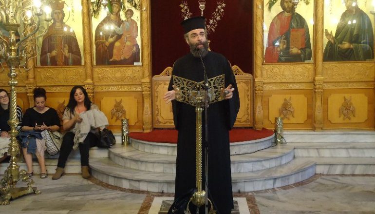 Ομιλία του Αρχιμ. Ανδρέα Κονάνου στην Ι. Μ. Μαρωνείας (ΦΩΤΟ)