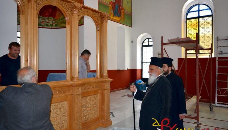 Προχωρούν οι εργασίες ανακαίνισης του Ι. Ν. Νεομ. Παύλου Τρίπολης (ΦΩΤΟ – ΒΙΝΤΕΟ)