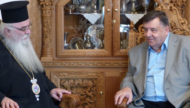 Ο Πρόεδρος του ΛΑ.ΟΣ στον Μητροπολίτη Καστορίας (ΦΩΤΟ)