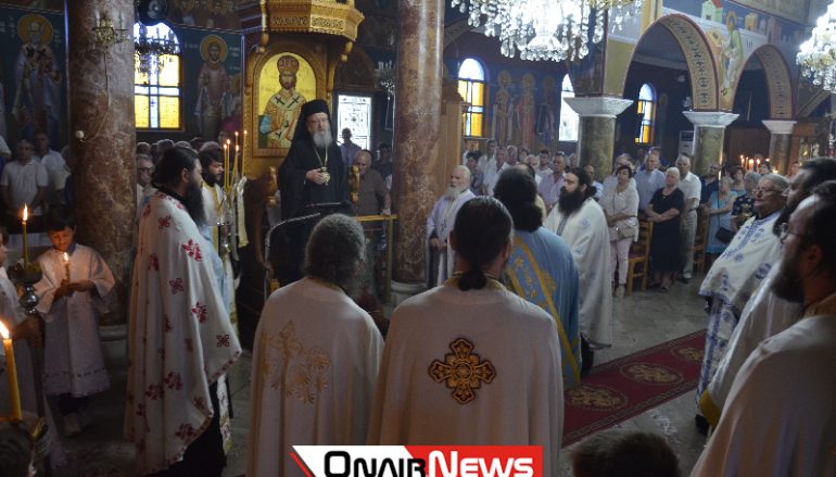 Αρχιερατικός Εσπερινός στον Ι. Ναό Αγίου Παύλου Μεσολογγίου (ΦΩΤΟ)