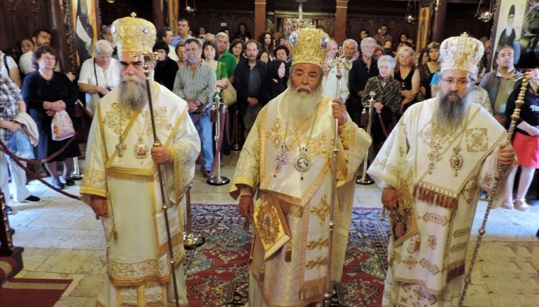 Με λαμπρότητα πανηγύρισε η Ι. Μονή Φανερωμένης Λευκάδος (ΦΩΤΟ)