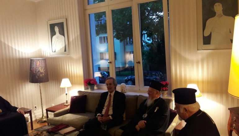 Ο Οικ. Πατριάρχης επισκέφθηκε τον Έλληνα Πρέσβη στο Βερολίνο