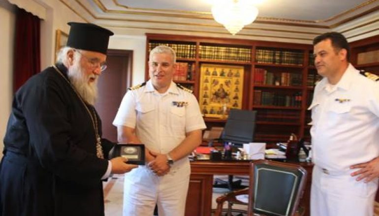 Επίσκεψη του νέου Διοικητή του ΝΑΣΚΕ στο Μητροπολίτη Κερκύρας (ΦΩΤΟ)