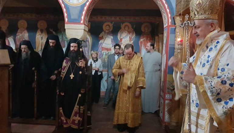 Χειροτονία Πρεσβυτέρου και Ενθρόνιση Ηγουμένου από τον Μητροπολίτη Γαλλίας