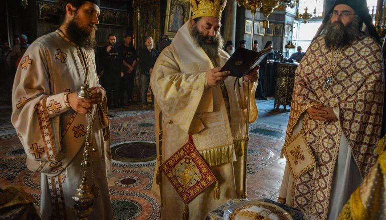 Η εορτή των Πρωτοκορυφαίων Αποστόλων στην Ι. Μονή Ιβήρων (ΦΩΤΟ)