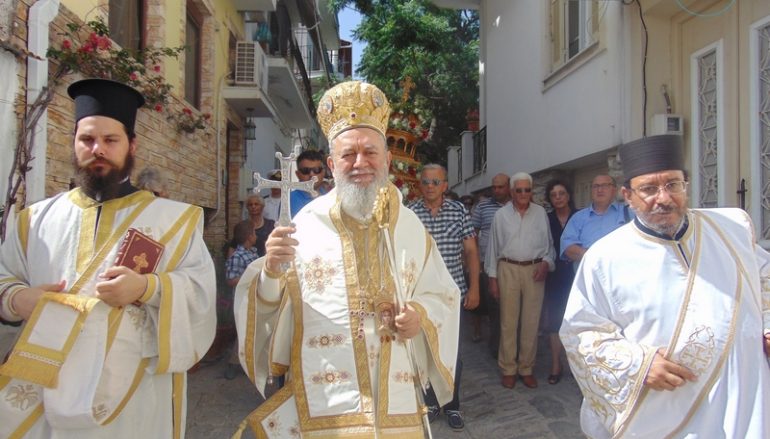 Η Σκιάθος εόρτασε την Πολιούχο της Παναγία Εικονίστρια (ΦΩΤΟ)