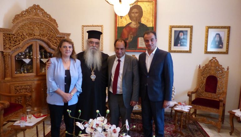 Ο Υπουργός Υποδομών στην Ι. Μητρόπολη Καστορίας (ΦΩΤΟ)
