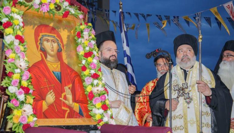 Μεθέορτος εσπερινός στην Αγία Μαρίνα Ηλιουπόλεως (ΦΩΤΟ)