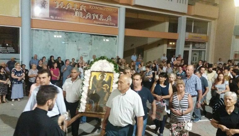 Πλήθος πιστών στο εσπερινό του Αγ. Ιωάννου Προδρόμου στην Πτολεμαΐδα (ΦΩΤΟ)