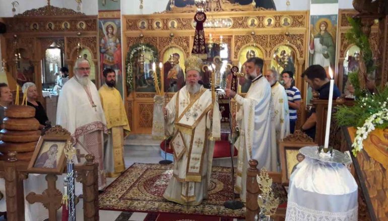 Η εορτή της αποτομής της Κεφαλής του Προδρόμου στην Ι. Μ. Χαλκίδος (ΦΩΤΟ)