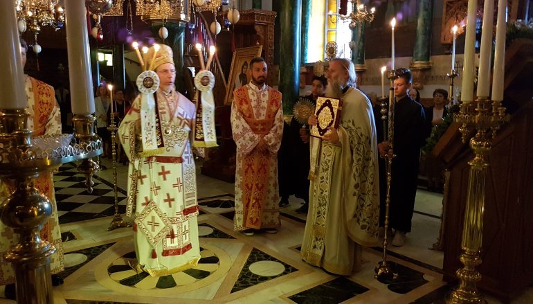 Προσκύνημα του Μητροπολίτη Σουηδίας στον Αγ. Μηνά Εμπορίου (ΦΩΤΟ)
