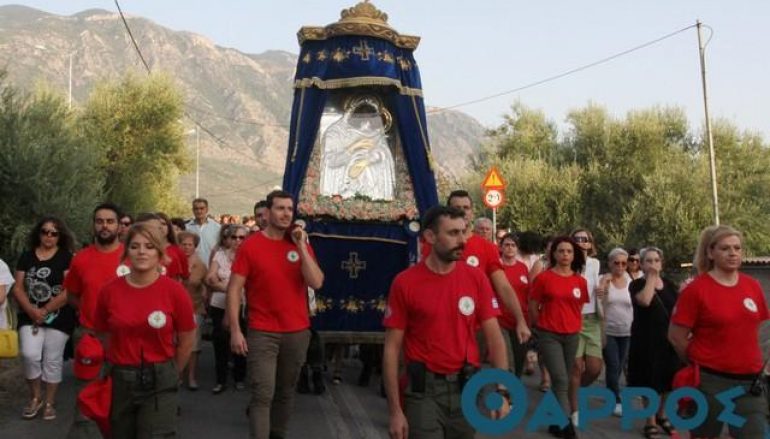 Η Καλαμάτα υποδέχθηκε την «Παναγία Δημιοβίτισσα» (ΦΩΤΟ)