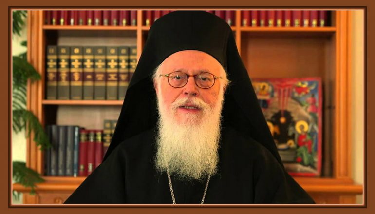 Την Πρέβεζα θα επισκεφθεί ο Αρχιεπίσκοπος Αλβανίας Αναστάσιος (ΦΩΤΟ)