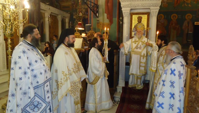 Αρχιερατική Θεία Λειτουργία στον Ι. Ναό Αγίου Νικολάου Καλλιθέας (ΦΩΤΟ)