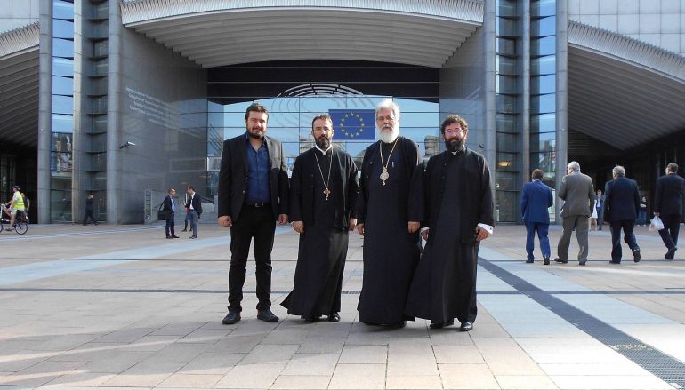 Ο Μητροπολίτης Ιλίου στο Ευρωπαϊκό Κοινοβούλιο στις Βρυξέλλες (ΦΩΤΟ)