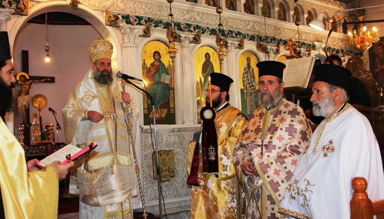 Αρχιερατική Θ. Λειτουργία στον Ι. Ναό Αγίου Γεωργίου Πύργου Κιερίου (ΦΩΤΟ)