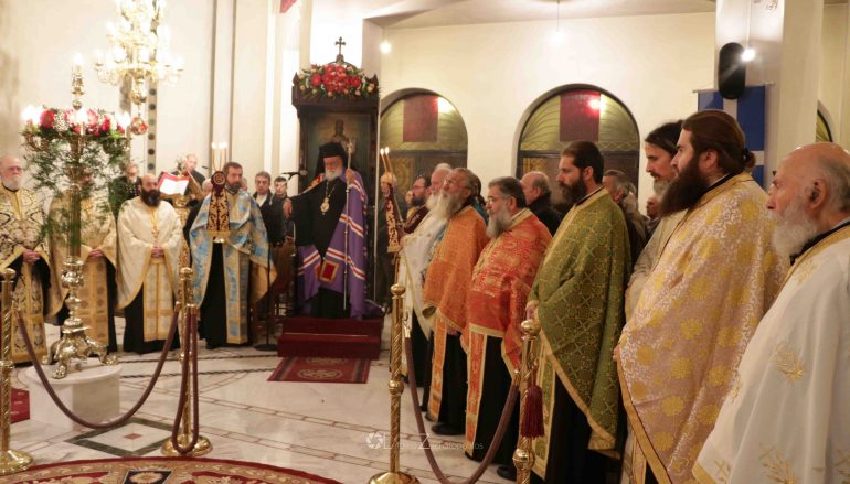 Εσπερινός της Αγίας Αικατερίνης στην Ι. Μ. Μαντινείας (ΦΩΤΟ)