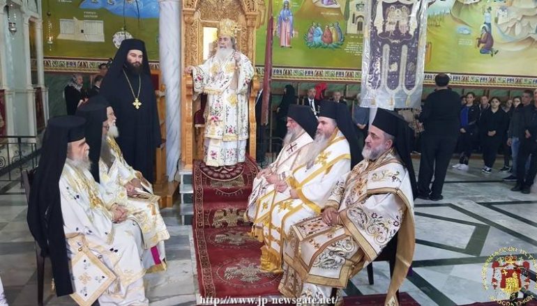 Η εορτή της Συνάξεως των Αρχαγγέλων στο Πατριαρχείο Ιεροσολύμων (ΦΩΤΟ)