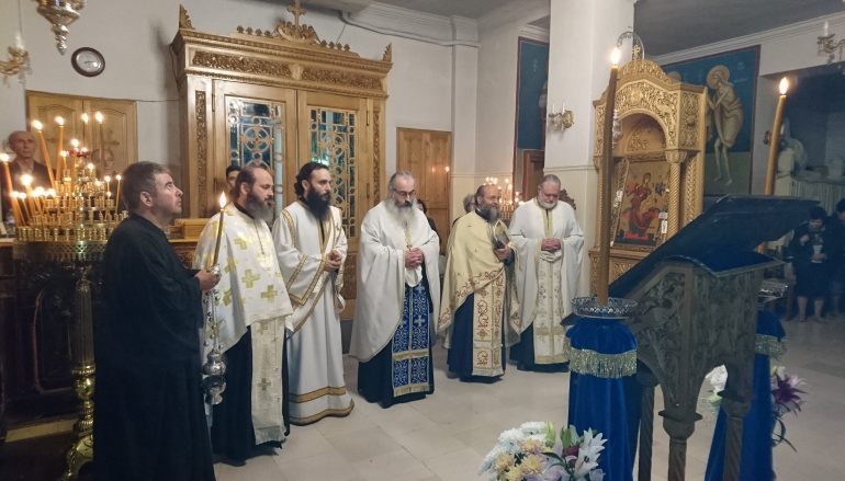 Αγρυπνία του Αγίου Γεωργίου στην πόλη του Αγρινίου (ΦΩΤΟ)
