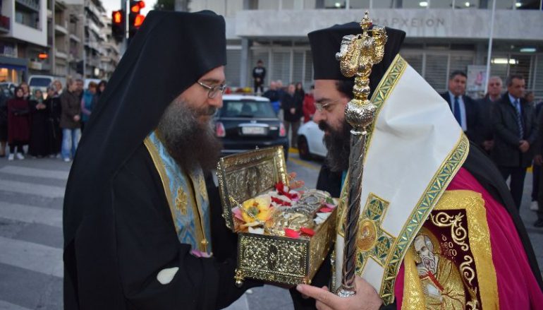 Υποδοχή της Δεξιάς Χείρας του Αγ. Γεωργίου στην Κομοτηνή (ΦΩΤΟ)