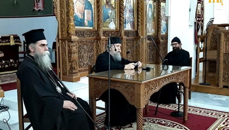 Ο Καθηγούμενος της Συνοδικής Μονής Οσίου Συμεών ομιλητής στην Ι. Μ. Άρτης