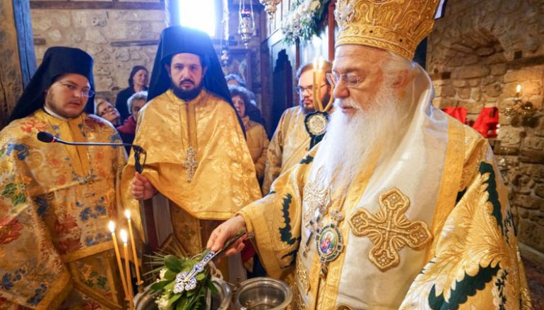 Πανηγύρισε το βυζαντινό παρεκκλήσιο του Αγίου Παταπίου στη Βέροια (ΦΩΤΟ)
