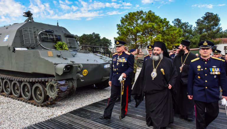 Δοξολογία επί τη εορτή της Αγίας Βαρβάρας στην Μονάδα της 194 ΜΠΕΠ (ΦΩΤΟ)