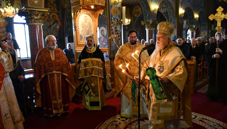 Ο Μητροπολίτης Κορωνείας στην Αγία Μαρίνα Ηλιουπόλεως (ΦΩΤΟ)