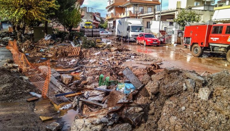 Αποστολή βοήθειας στη Μάνδρα Αττικής από την Ι. Μ. Καλαβρύτων