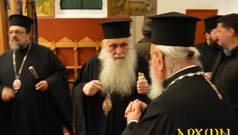 Οι Μητροπολίτες Μεσσηνίας και Αργολίδος στον Ι. Ν. Νεομ. Παύλου Τρίπολης
