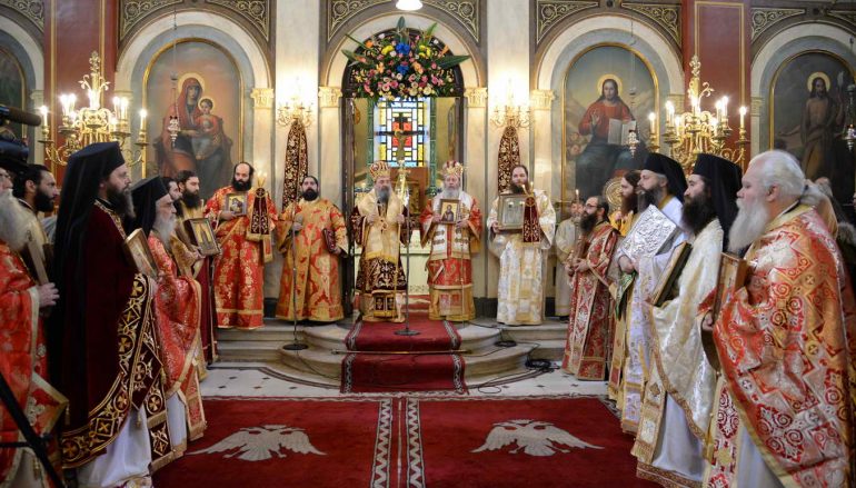 Η εορτή της Ορθοδοξίας στην Ι. Μητρόπολη Πατρών (ΦΩΤΟ)