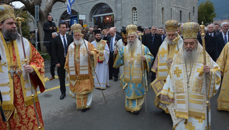 Αρχιεπίσκοπος και ΠτΔ στη Βυτίνα για τον εορτασμό του Αγ. Τρύφωνος (ΦΩΤΟ)