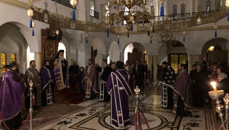 Κατανυκτικός Εσπερινός στην Ι. Μητρόπολη Θηβών (ΦΩΤΟ)