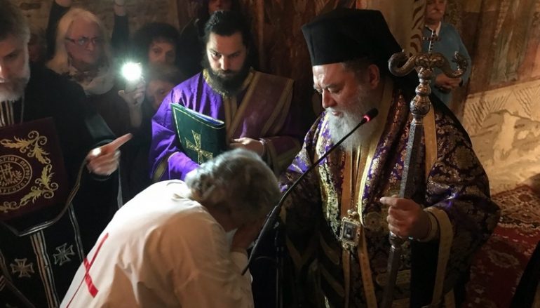 Κουρά Μοναχής στην Ι. Μονή Παναγίας Περιβλέπτου Χαλκίδος (ΦΩΤΟ)