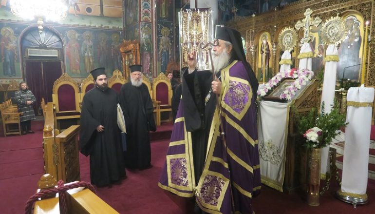 Φθιώτιδος Νικόλαος: «Η Παναγία είναι η μόνη βεβαία προστασία μας»