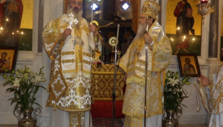 Ο Μητροπολίτης Αεξανδρουπόλεως στην Ι. Μητρόπολη Κορίνθου (ΦΩΤΟ)