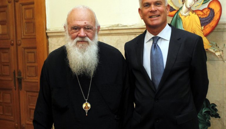 Συνάντηση Αρχιεπισκόπου με το νέο Πρέσβη του Λουξεμβούργου (ΦΩΤΟ)